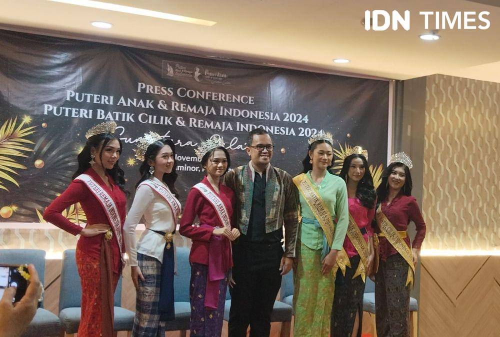 Konferensi pers putri anak dan remaja asal Sumsel (IDN Times/Feny Maulia Agustin)