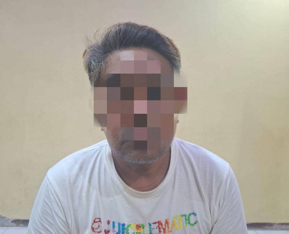 EA, pelaku curanmor kini sudah mendekam di balik jeruji besi. (Dok. Polresta Balikpapan)