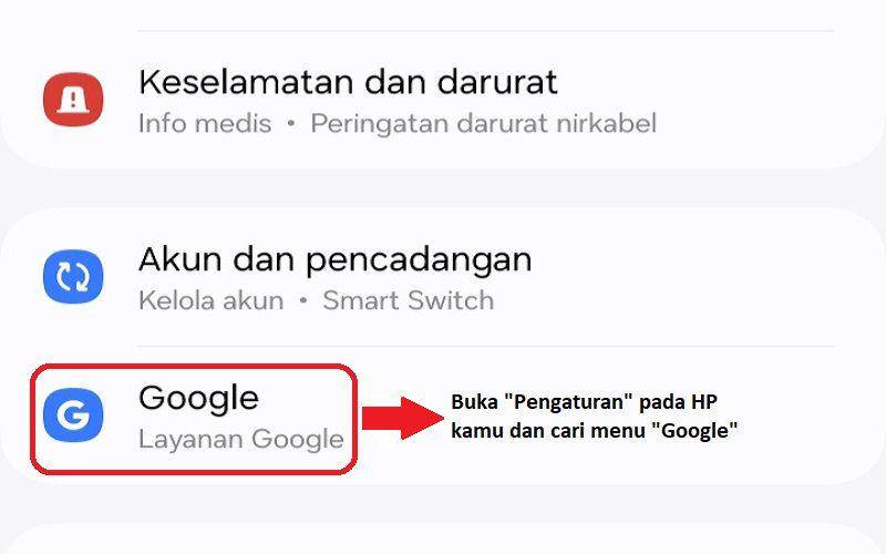 cara nonaktifkan fitur berbagi nomor HP di Google (dok. pribadi/Jubaedah Haryani)