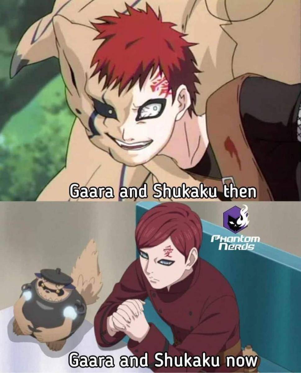 potret meme Gaara (reddit.com/r/narutomemes)