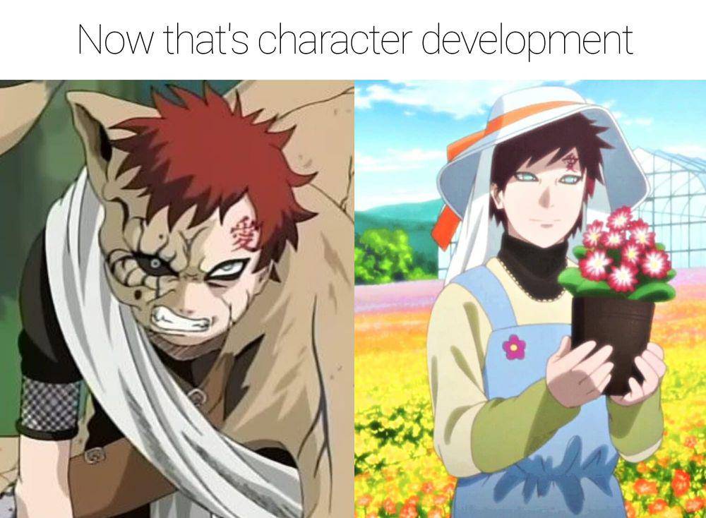 potret meme Gaara (reddit.com/user/Kroasan_Power)