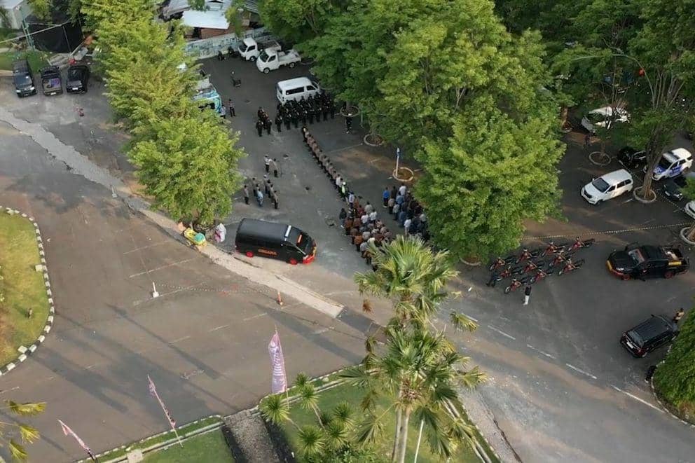 Sebanyak 496 personel polisi akan mengamankan final debat Pemilihan Wali Kota dan Wakil Wali Kota (Pilwakot) Semarang 2024 di Patra Hotel and Convention Semarang, Jumat (15/11/2024) malam. (dok. Polrestabes Semarang)