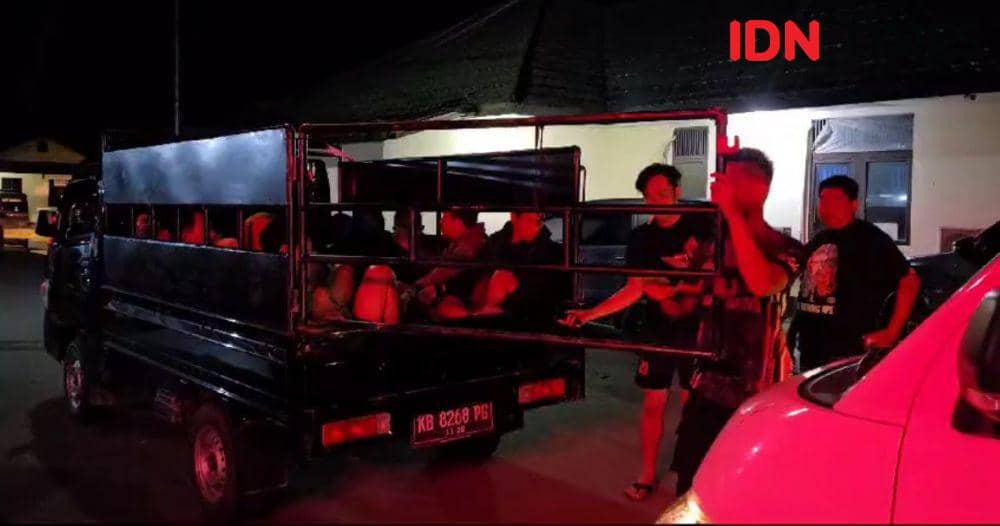 13 penambang emas ilegal diringkus polisi. (IDN Times/istimewa).