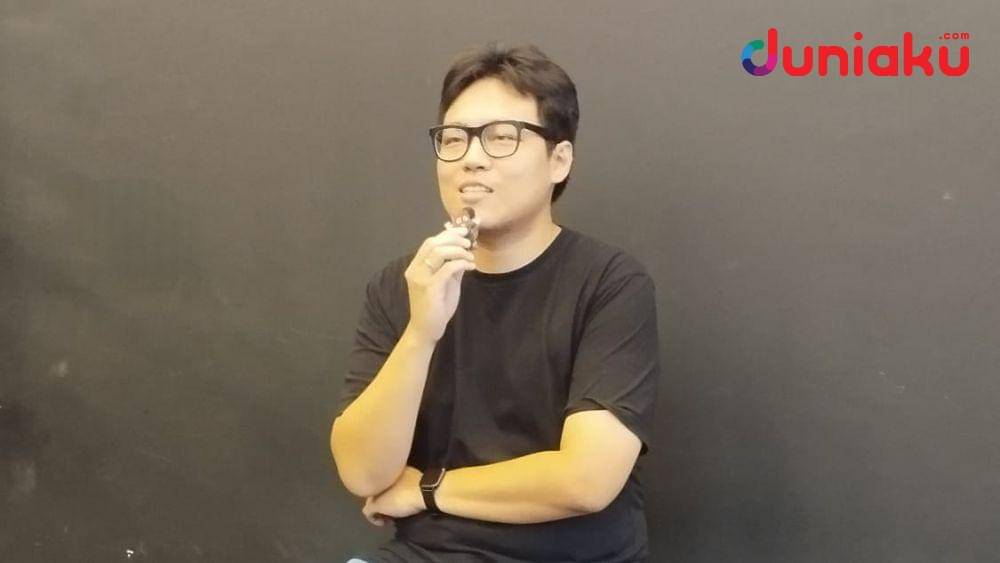 Alexander Matius di kantor IDN. Fotografer: Fahrul Nurullah. (Duniaku.com/Fahrul Razi Uni Nurullah)