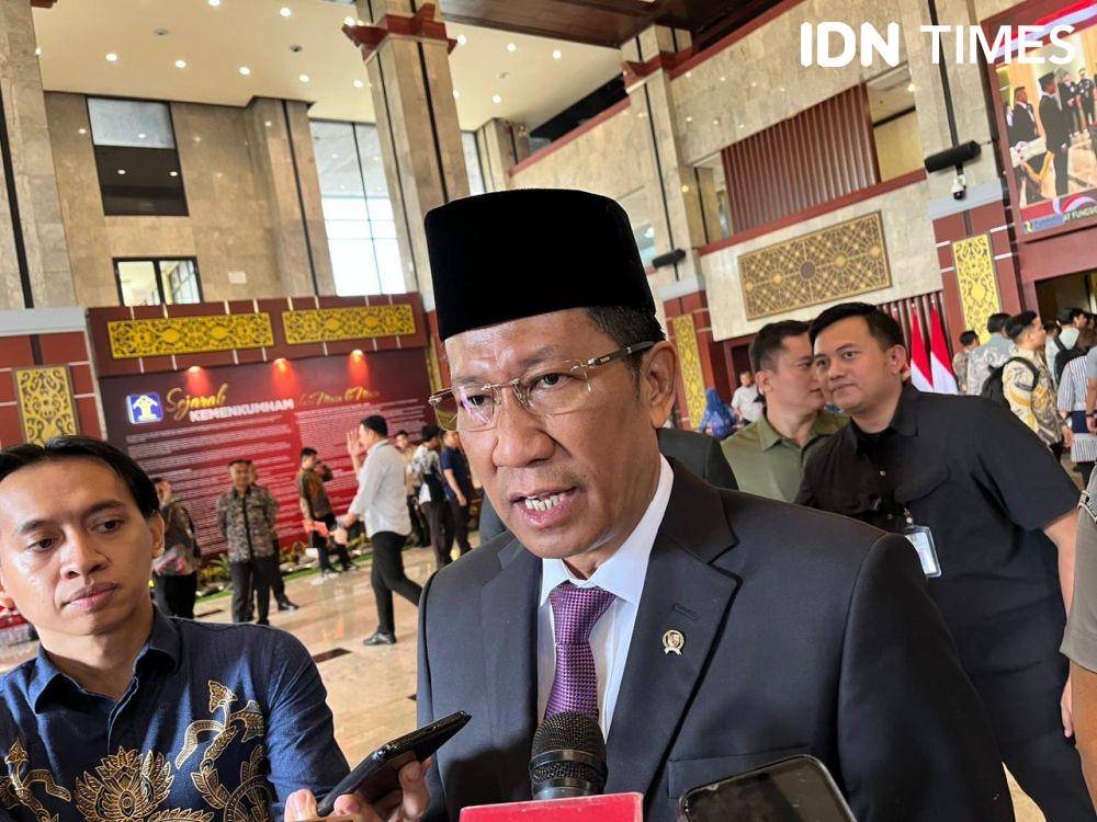 Menteri Hukum Supratman Andi Agtas (IDN Times/Aryodamar)