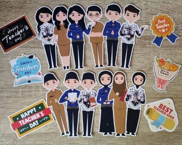 hiasan hari guru (shopee.co.id/DreamsyDaisy)