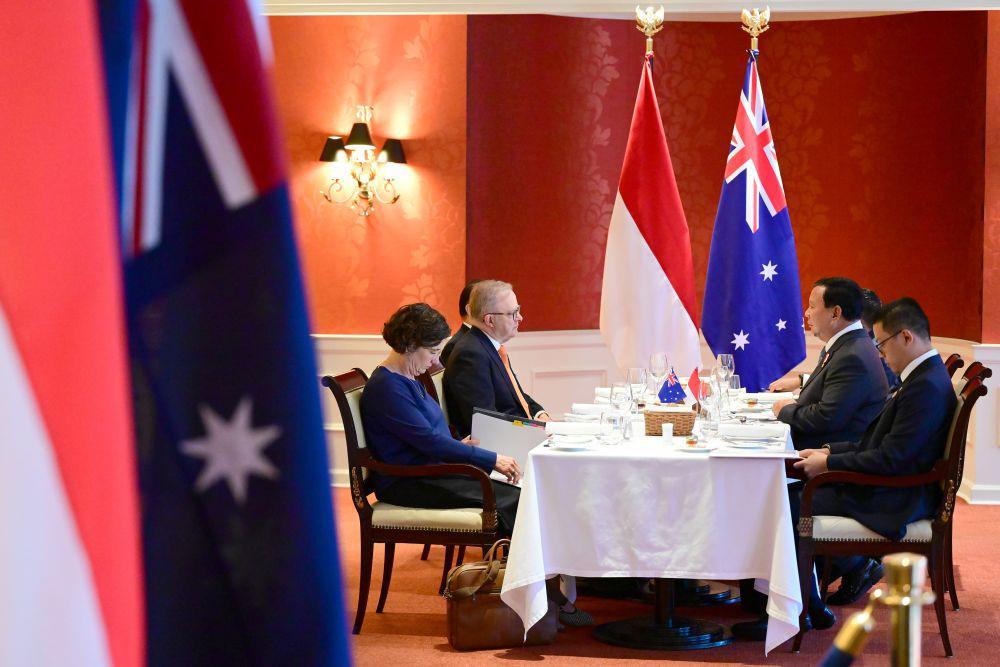 Prabowo Jumpa PM Australia, Perluas Kerja Sama Indonesia