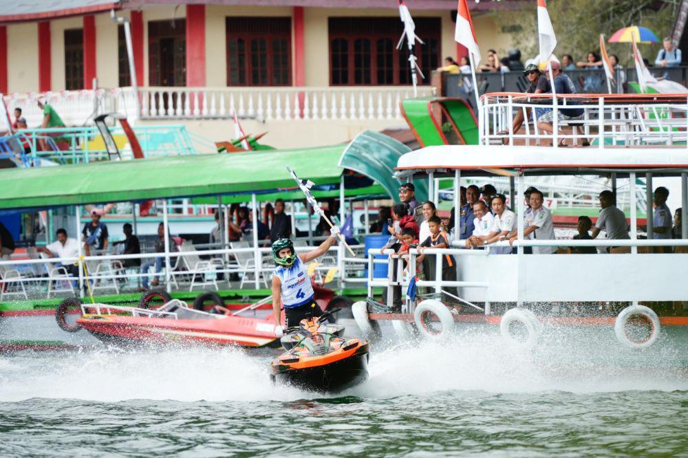 200 Ribu Wisatawan Serbu Aquabike Jetski World Championship Danau Toba