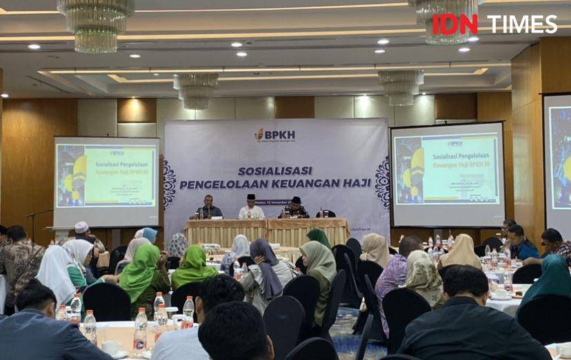Badan Pengelola Keuangan Haji (BPKH) menggelar sosialisasi Pengelolaan Keuangan Haji di Medan (IDN Times/Indah Permata Sari)