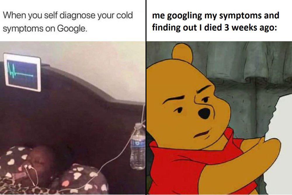 7 Meme Cek Gejala di Google, Diagnosanya Suka Bikin Syok Brutal