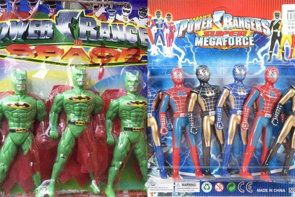 7 Mainan Power Rangers Kawin Silang dengan Karakter Lain, Ngawur!