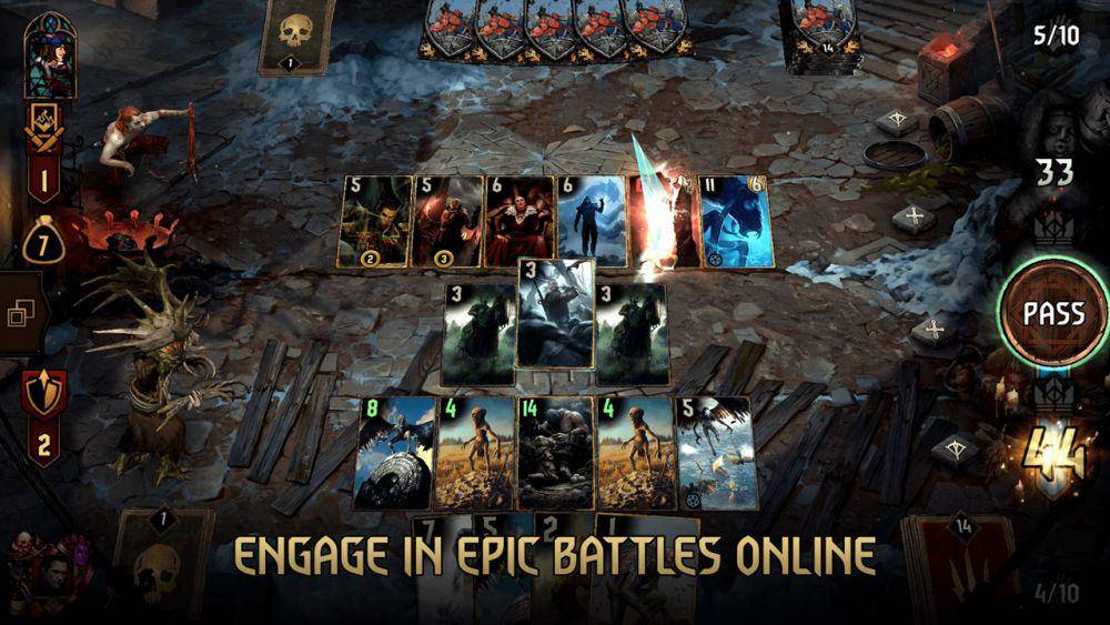 cuplikan gameplay GWENT: The Witcher Card Game (dok. CD Projekt/GWENT: The Witcher Card Game)