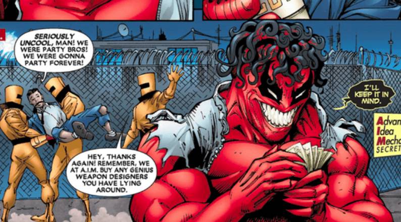 Venompool, varian Deadpool saat menjadi inang dari Venom (dok. Marvel)