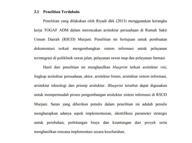 Contoh penulisan kajian pustaka. (Universitas Airlangga/Irfan Nur Aulia)