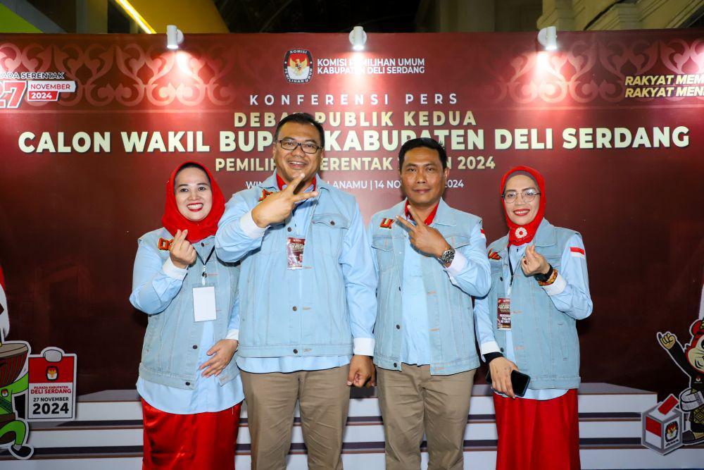 Debat Pilkada Deli Serdang, Cawabup 01 dan 03 Kompak Serang Lom Lom