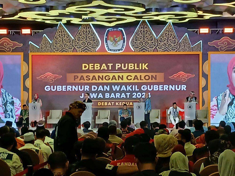 Debat publik Pilgub Jabar (IDN Times/Hakim Baihaqi