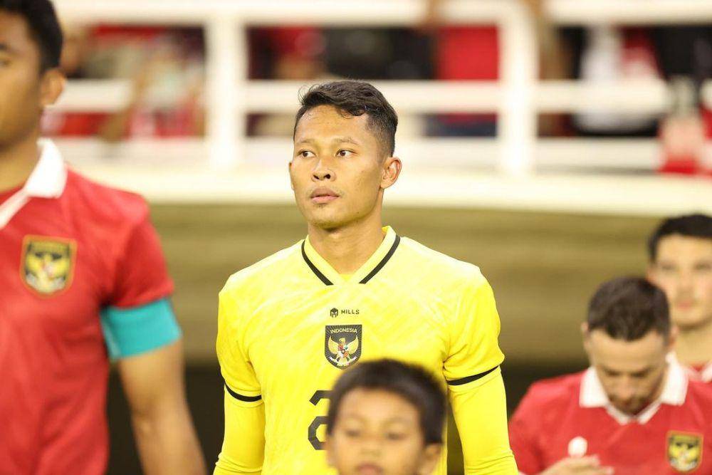 Syahrul Trisna saat membela Timnas Indonesia. (instagram.com/syahrulfadil26)