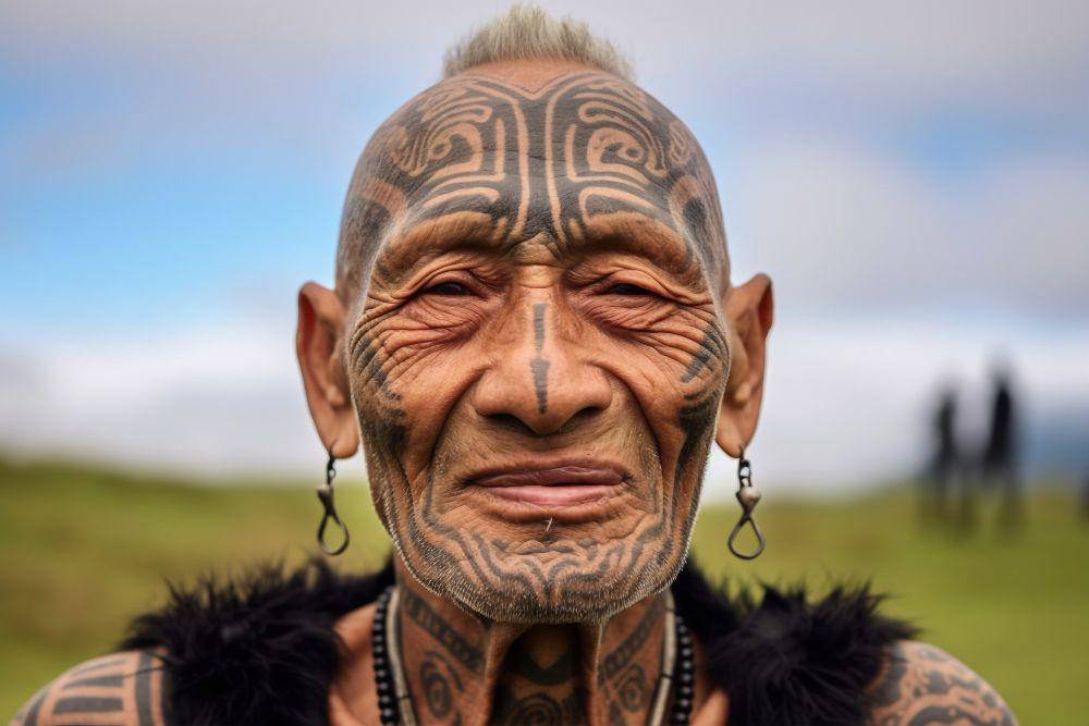 Ilustrasi suku Māori dari Selandia Baru (Freepik/Freepik)