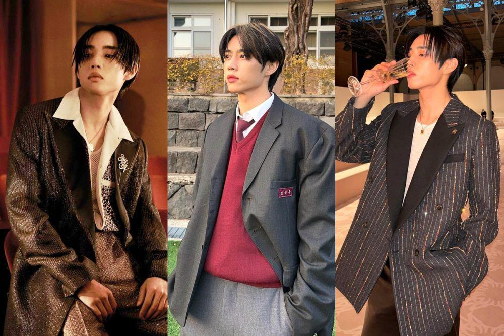 7 Referensi OOTD Blazer ala Sunwoo THE BOYZ, Tampil Stand Out!