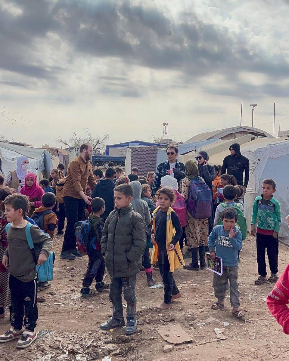 potret Zaskia Adya Mecca di pengungsian Syria (instagram.com/zaskiadyamecca)