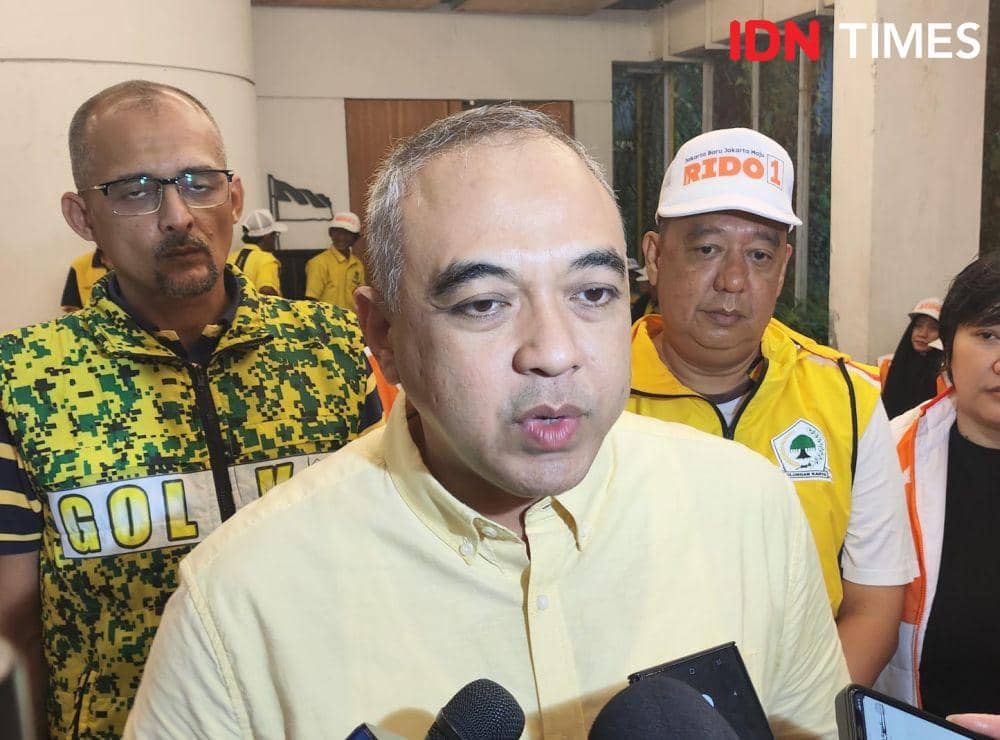 Ketua DPD Golkar DKI Jakarta, Ahmed Zaki Iskandar (IDN Times/Yosafat Diva Bayu Wisesa)