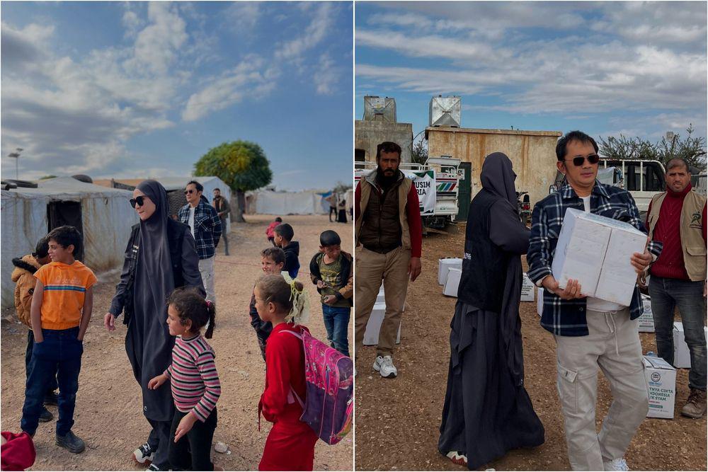 9 Potret Zaskia Adya Mecca saat di Pengungsian Syria, Tersentuh!