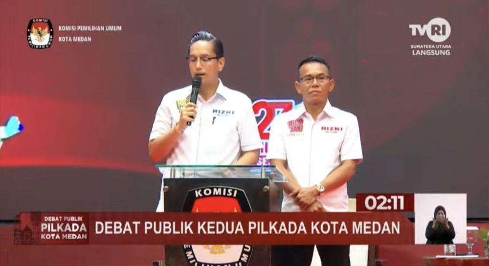 Debat Kedua Pilkada Medan, Rico: Pelayanan Berbelit Investasi Sulit