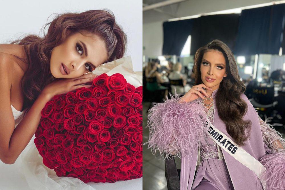 7 Potret Miss Universe Uni Emirat Arab 2024 Emilia Dobreva, Debutan!