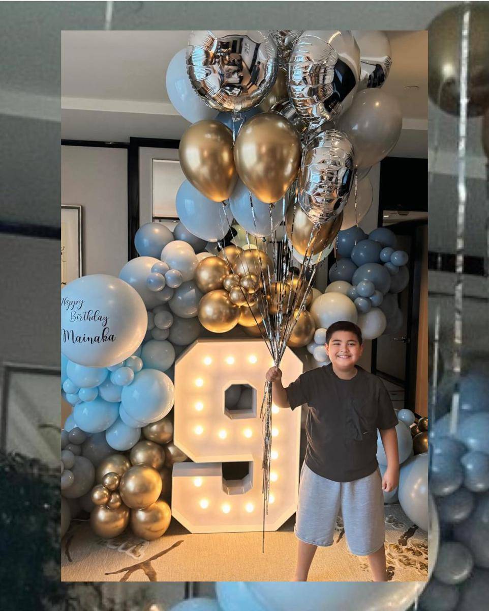 potret perayaan ulang tahun ke-9 Mainaka (instagram.com/ramadhaniabakrie)
