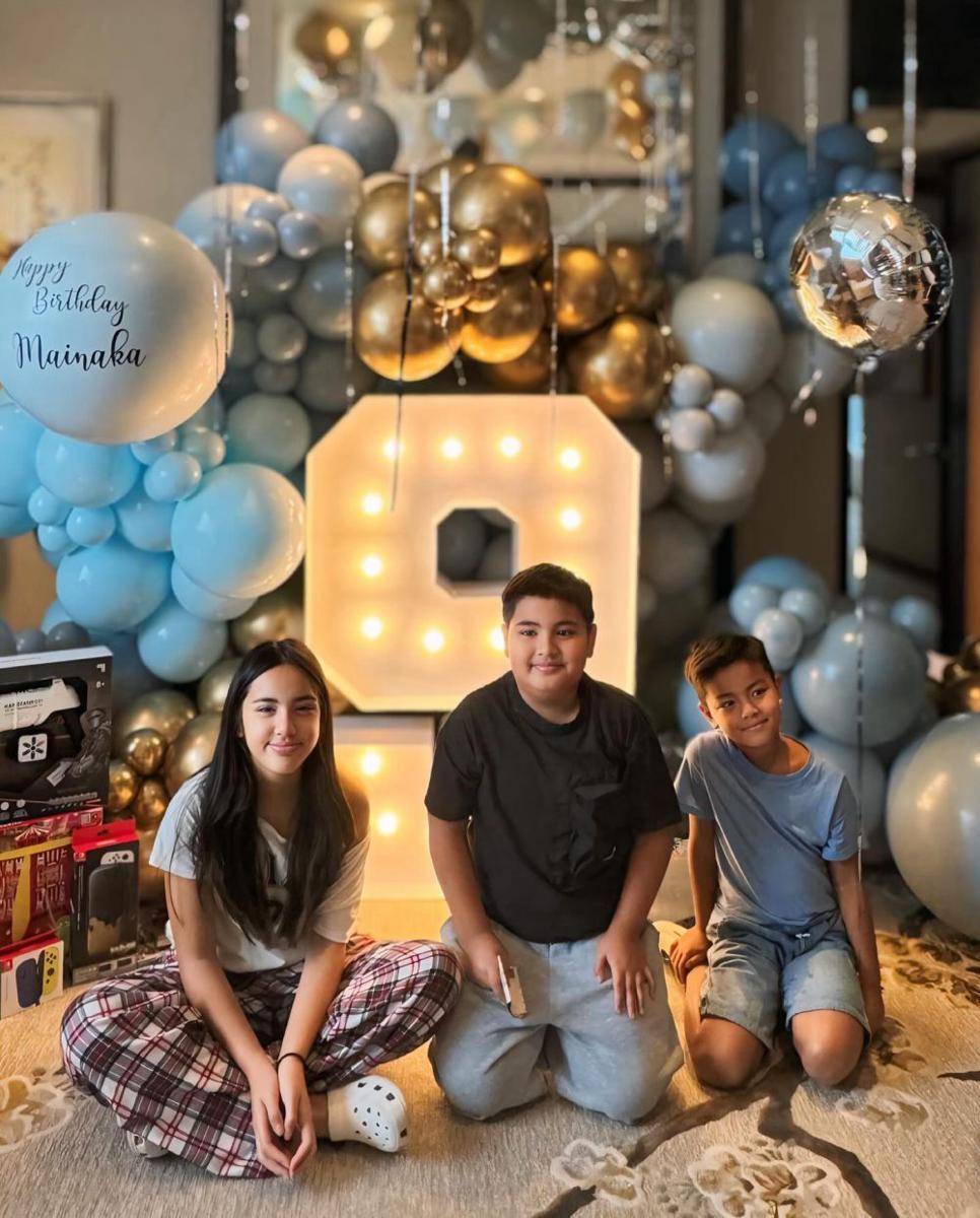 potret perayaan ulang tahun ke-9 Mainaka (instagram.com/ramadhaniabakrie)