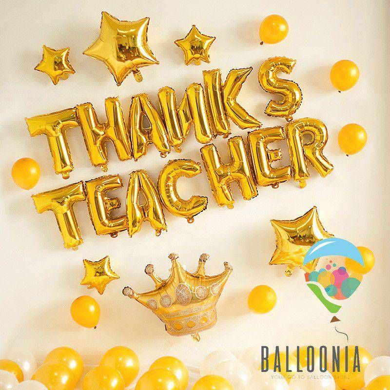 hiasan hari guru (tokopedia.com/Balloonia)