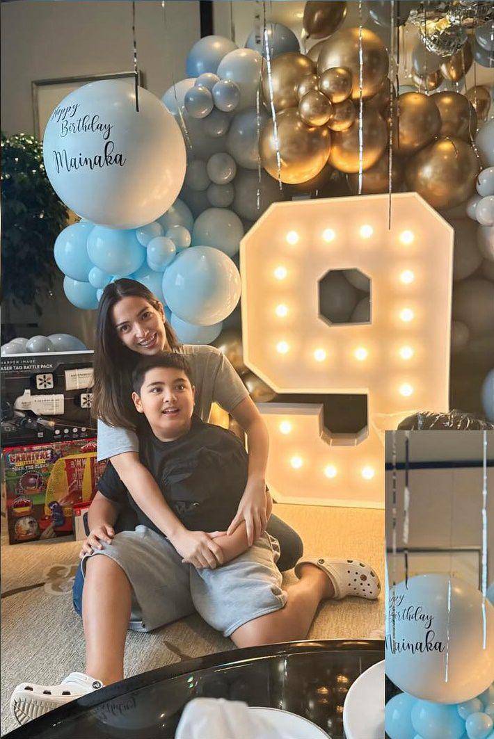 potret perayaan ulang tahun ke-9 Mainaka (instagram.com/ramadhaniabakrie)