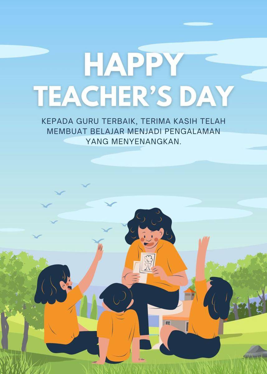 Poster Hari Guru Paling Kreatif (IDN Times/Nisa Zarawaki)