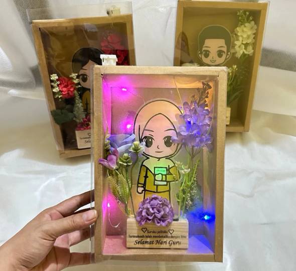 hiasan hari guru (shopee.co.id/rflowermedan)