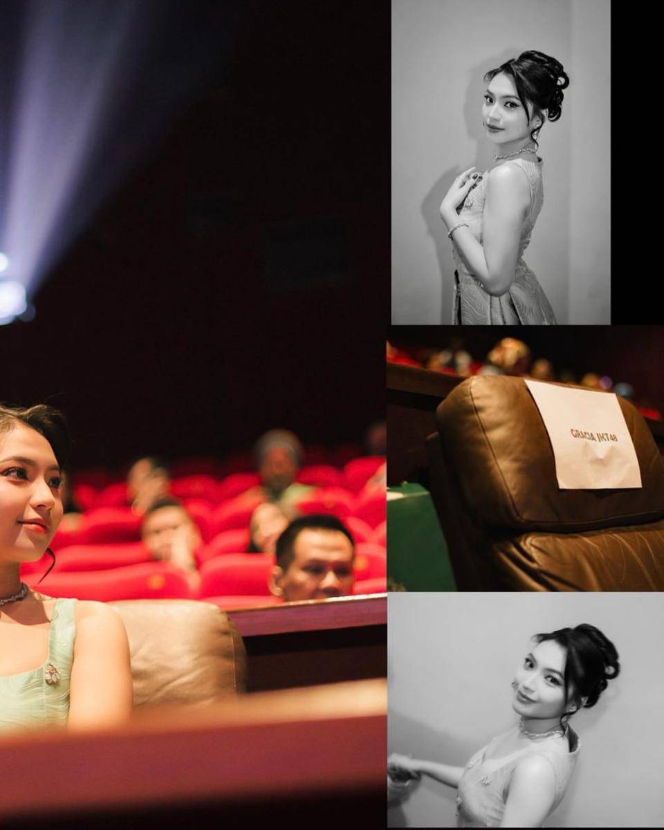 potret Gracia JKT48 di gala premiere film terbaru (instagram.com/jkt48gracia)