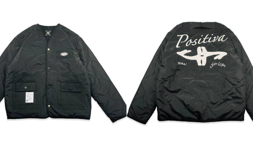 Sura Positiva quilted jacket (dok. Shopee/Sura Positiva Official Shop)