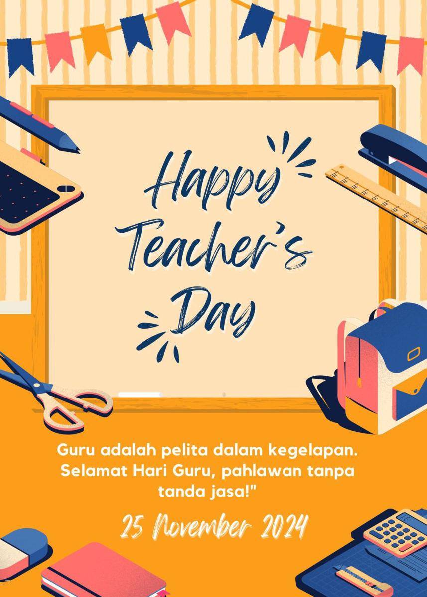 Poster Hari Guru Paling Kreatif (IDN Times/Nisa Zarawaki)