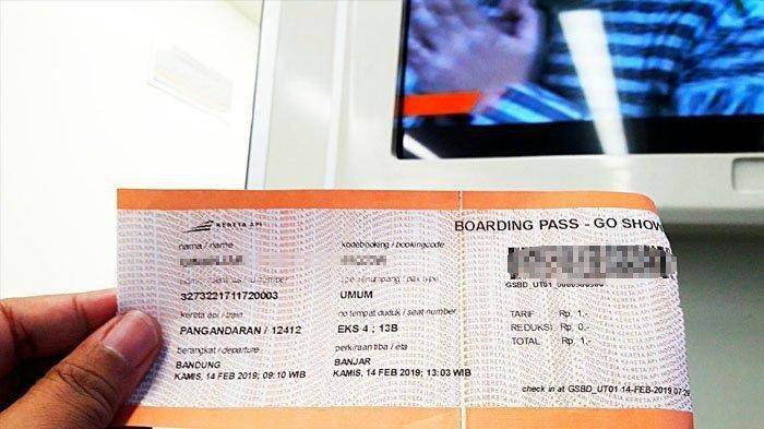 ilustrasi tiket kereta api (batam.tribunnews.com)