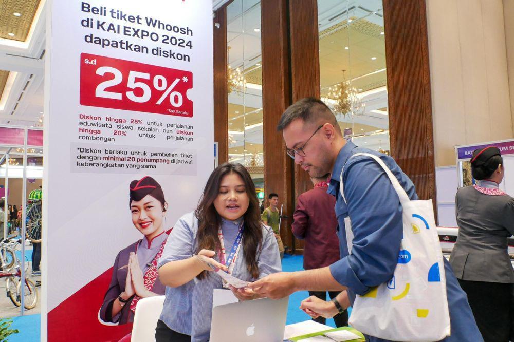 Hari Terakhir Pesan Tiket Whoosh Diskon 25 Persen di KAI Expo 2024