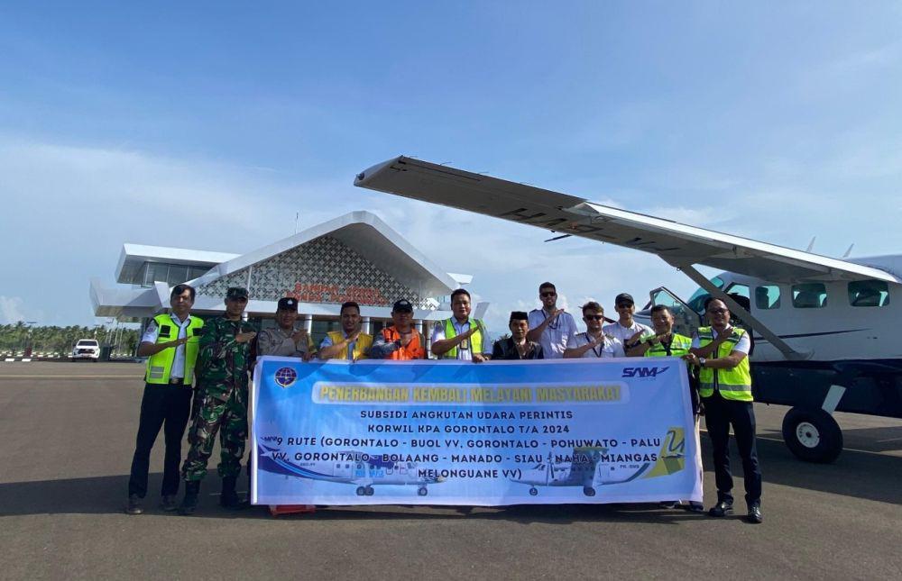 SAM Air Kembali Beroperasi, Layani Angkutan Udara Perintis