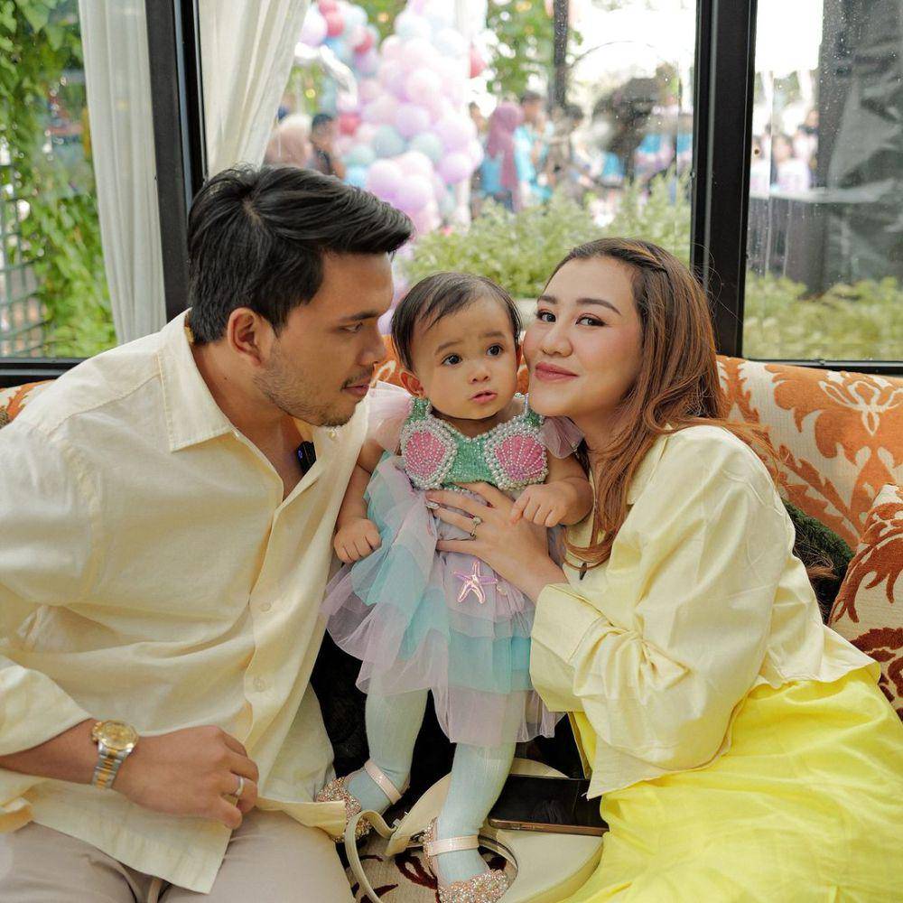Aaliyah di Ulang tahun Azura (Instagram.com/thariqhalilintar)