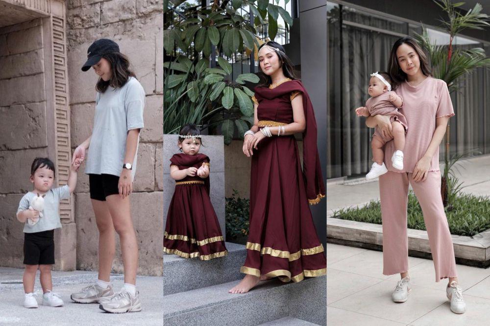 10 Gaya OOTD Ibu-Anak ala Almiranti Fira dan Aozora, Keren Abis!
