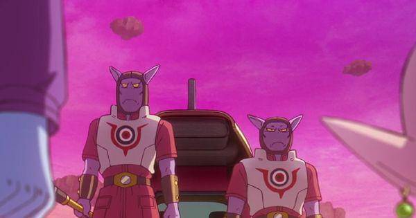 Polisi militer menanyakan soal keberadaan Goku ( Dok. Toei / Dragon Ball Daima )