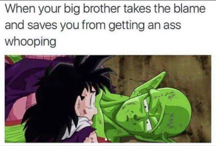 potret meme kocak Piccolo (reddit.com/user/fuelinca)