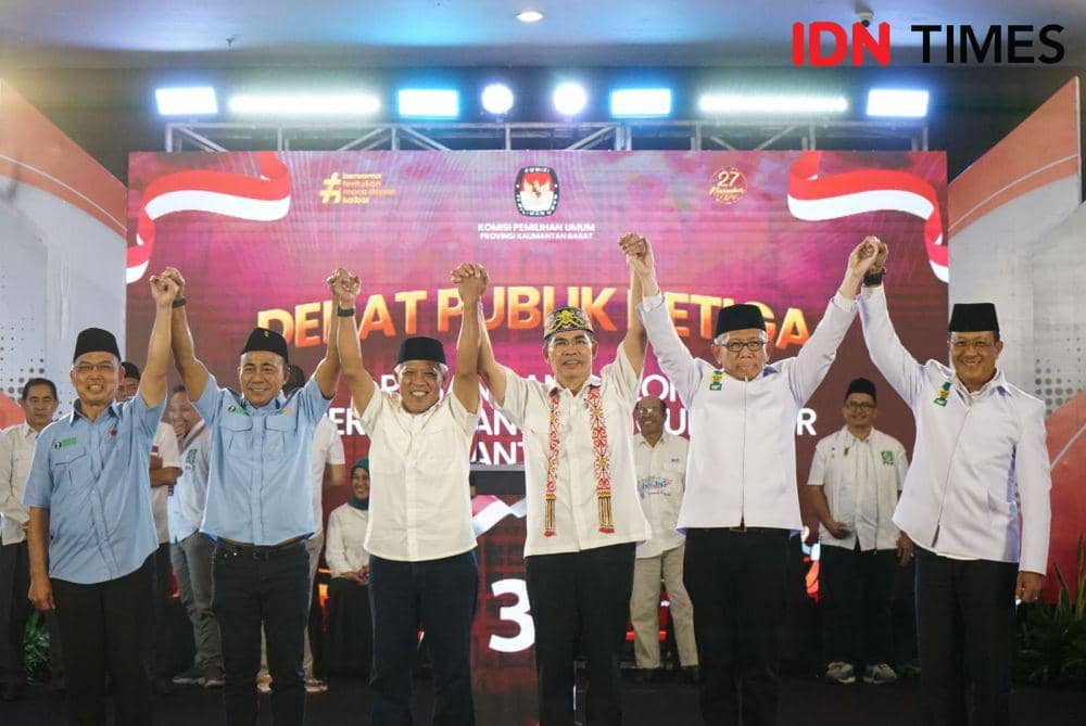 Debat Publik Ketiga Pilgub Kalbar 2024. (IDN Times/istimewa).
