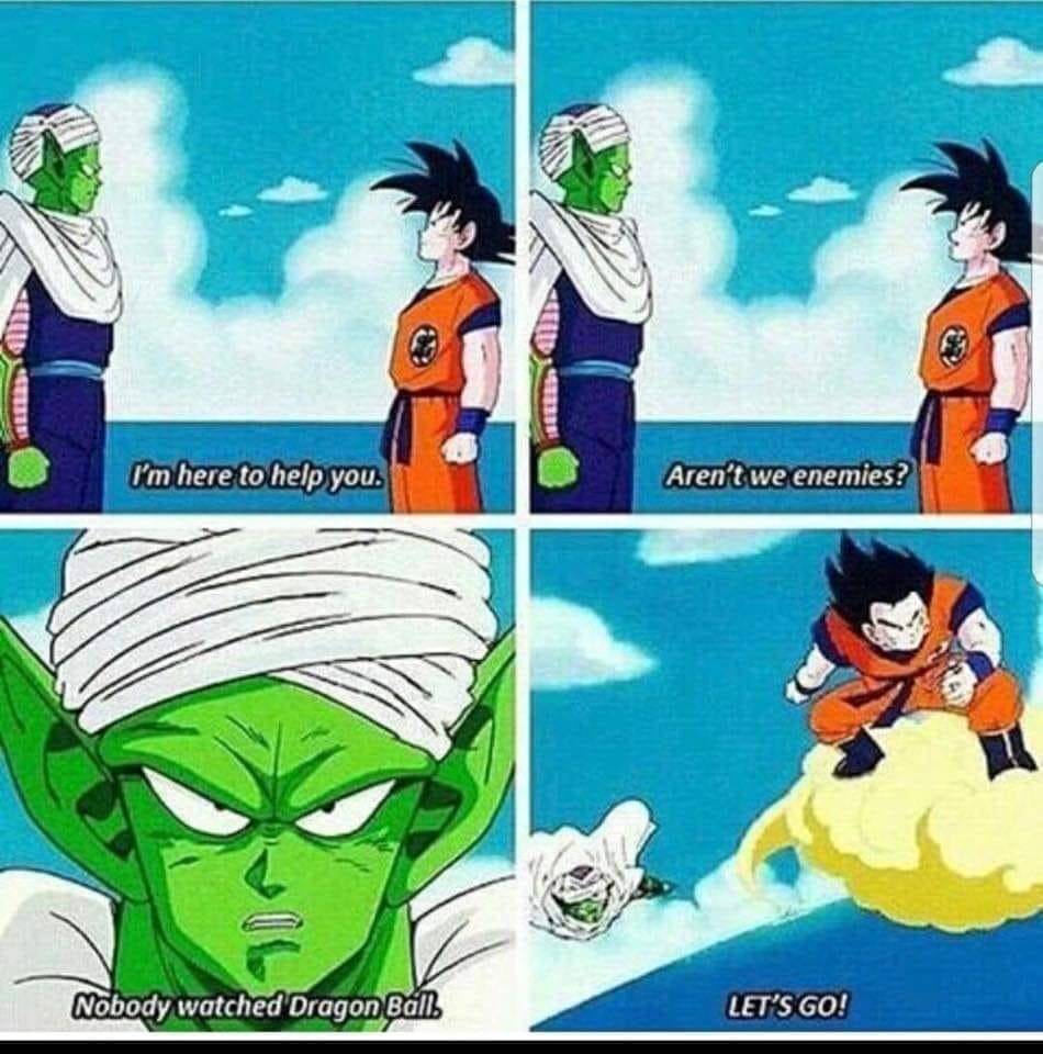 potret meme kocak Piccolo (reddit.com/user/Icemayne25)