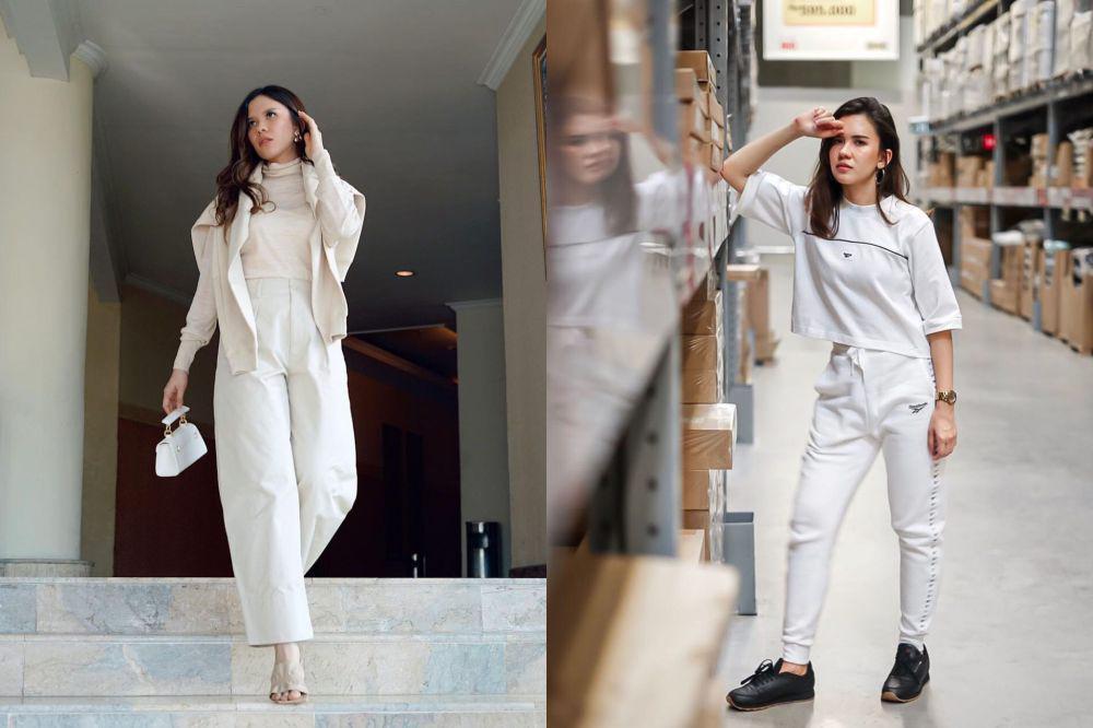 8 Ide Outfit Serba Putih ala Michelle Joan, Kece dan Mudah Disontek