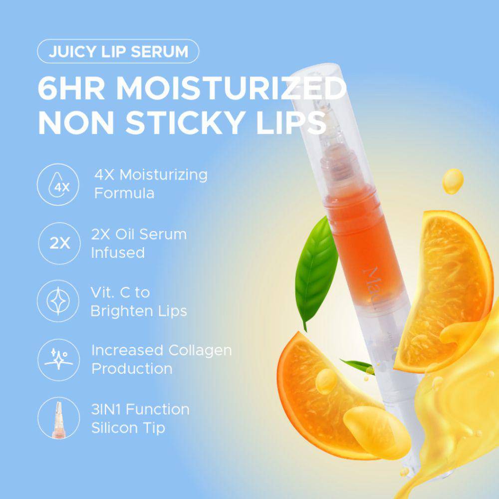Mad For Makeup Juicy All Day No-Stick Lip Serum + Vit C (shopee.co.id/Mad For Makeup)