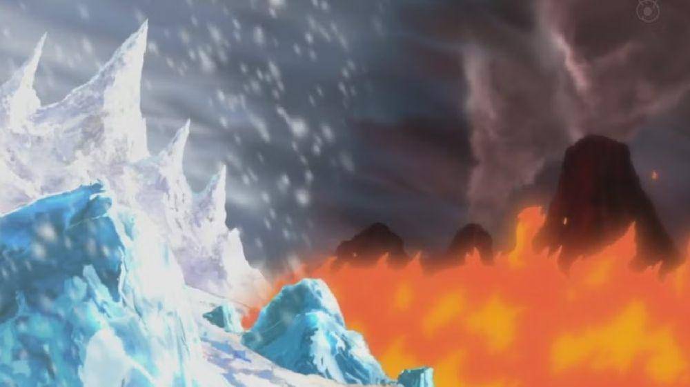 Ekosistem Punk Hazard ekstrem. (dok. Toei Animation/One Piece)