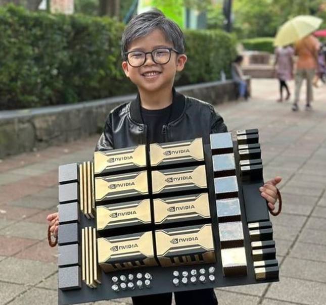 mini Jensen di Taiwan (instagram.com/ NVIDIA)